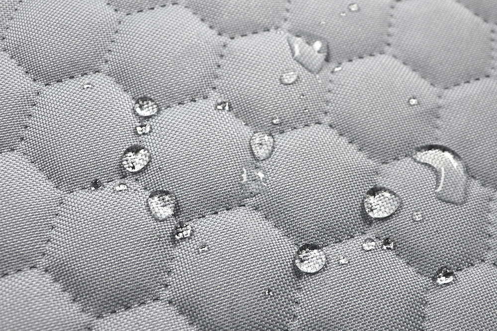 Polyesterstoff - reißfest und wasserabweisend - Bienenwaben-Stepp 