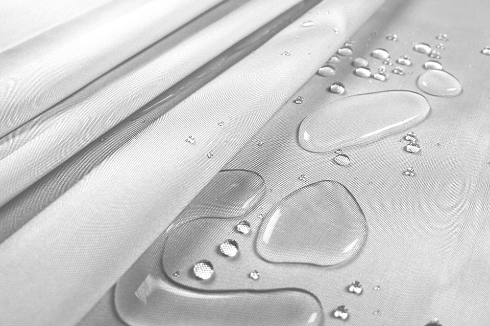 Duschvorhangstoff Anti-Schimmel - Bleiband - 220 cm 