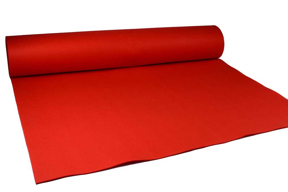Roter Teppich - 1 Meter breit 
