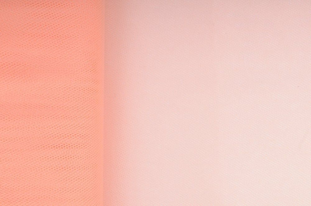Tüll - Apricot - 2,0 Meter 