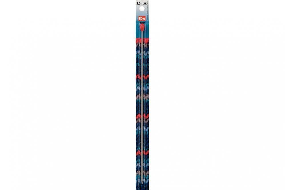 Tunesische Häkelnadeln Prym 30 cm - 2,5 mm Grau ALU 
