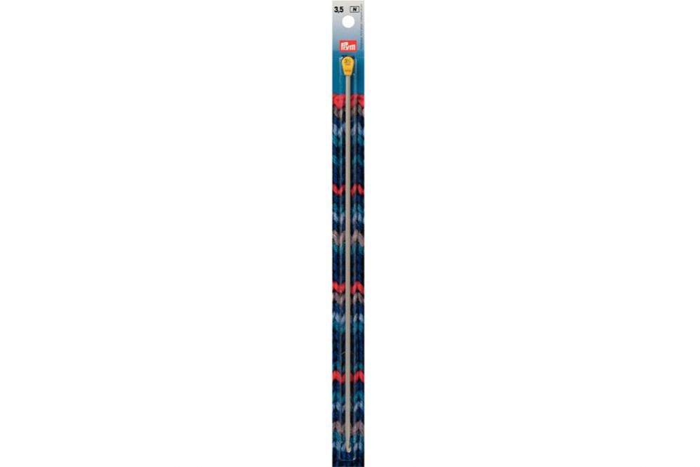 Tunesische Häkelnadeln Prym 30 cm - 3,5 mm Grau ALU 