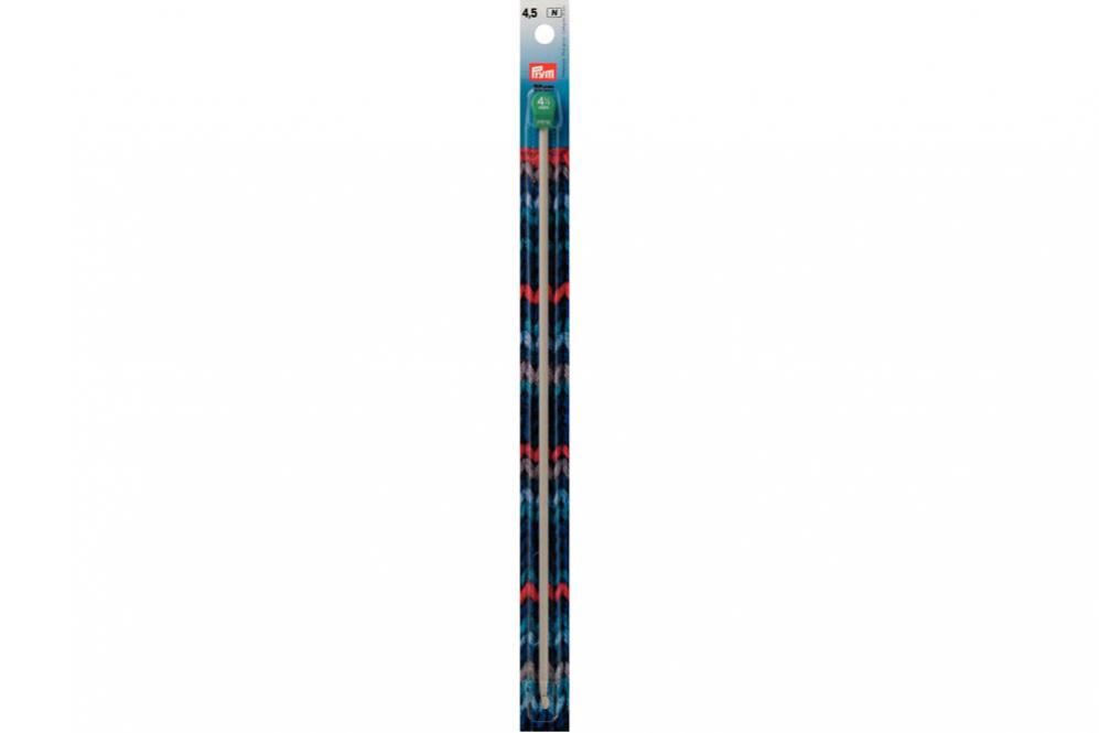 Tunesische Häkelnadeln Prym 30 cm - 4,5 mm Grau ALU 