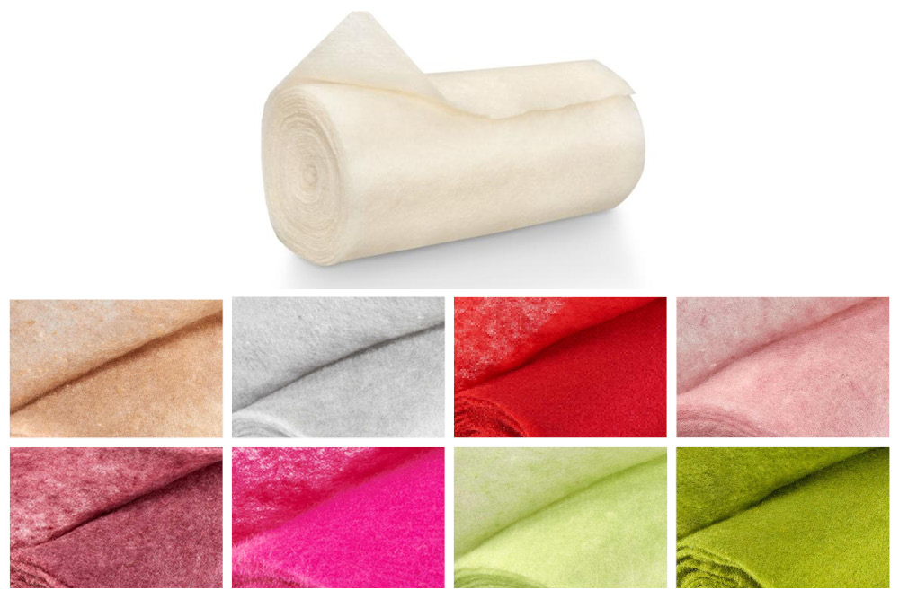 Filzmatte Schafschurwolle - 55 cm breit 