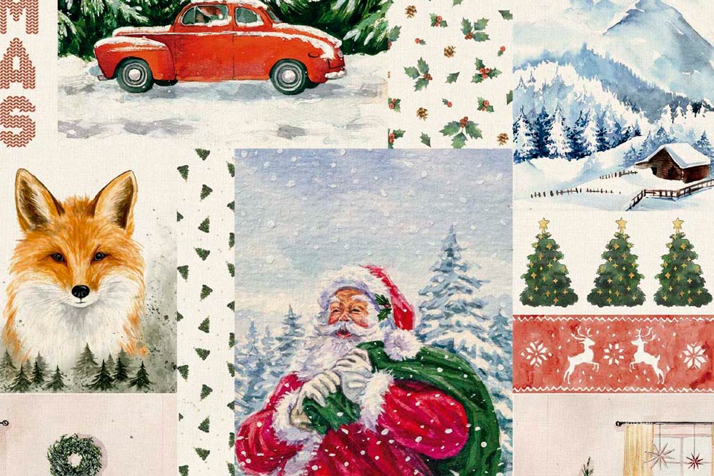 Weihnachtsstoff - Cosy Christmas 