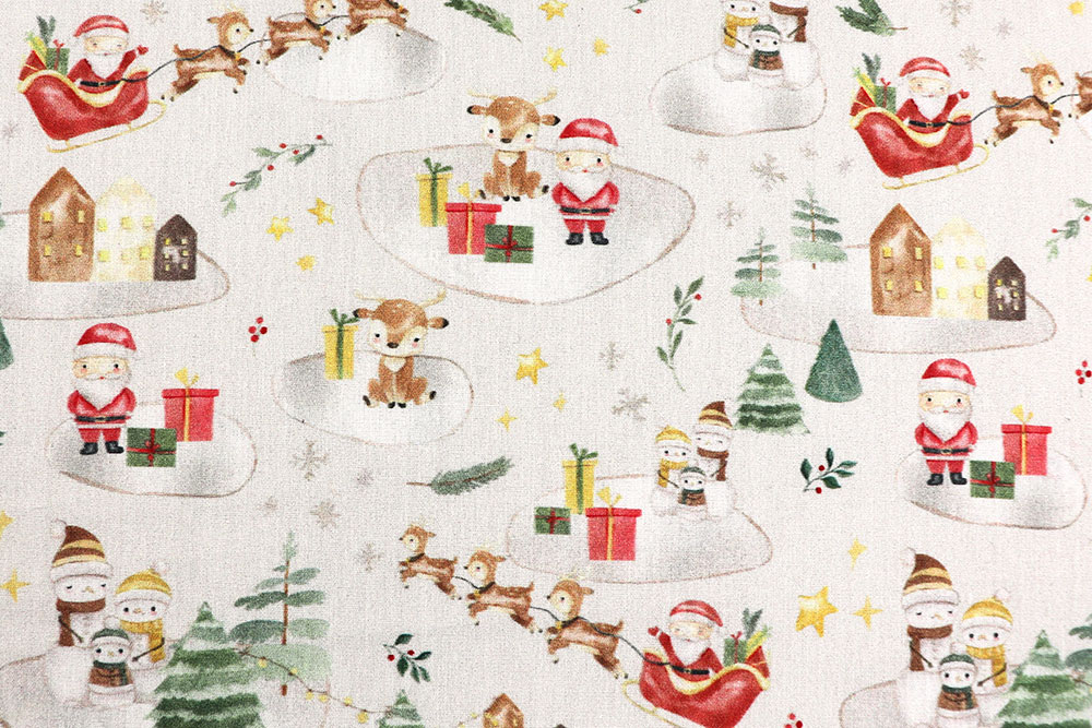 Weihnachtsstoff - Süße Weihnachtswelt 