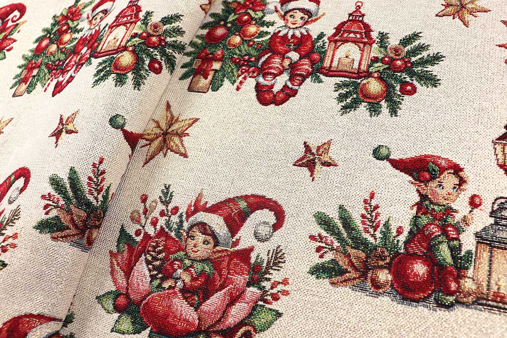 Gobelin Glitzer - Santas Gnomes 