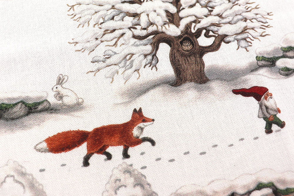 Dekostoff Premium Scandinavia - Fuchs und Wichtel 