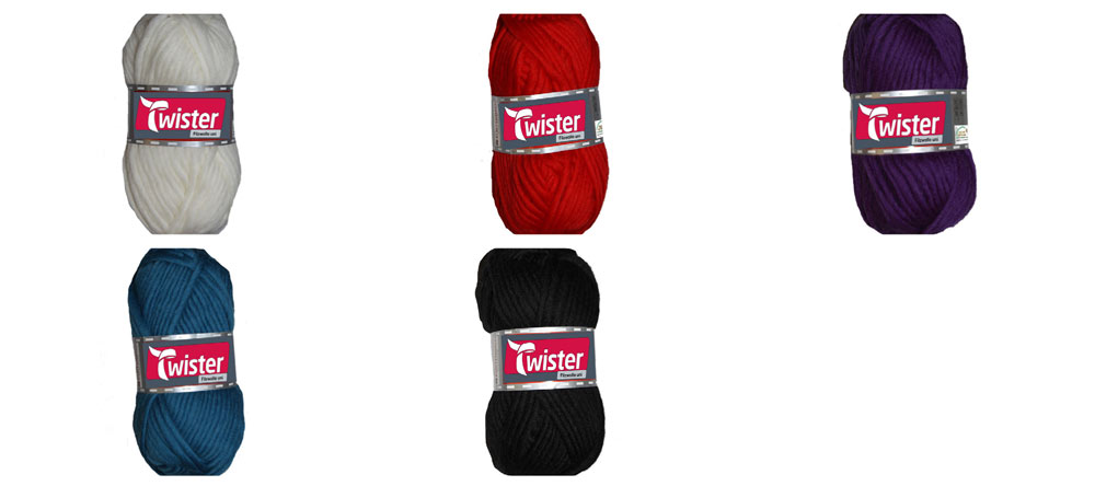 Twister Filzwolle Uni 50 g 