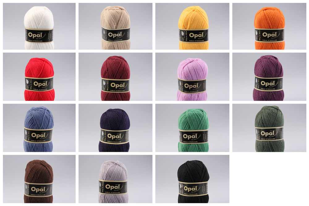 Opal Pullover- und Sockenwolle 100 g - Uni 