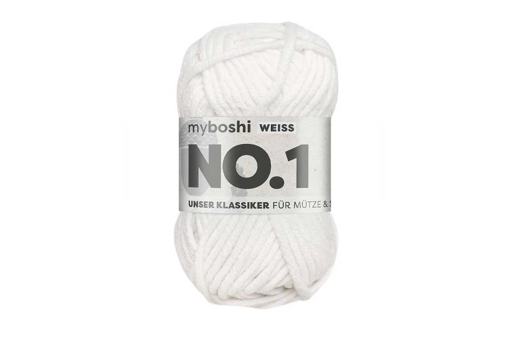 Myboshi No. 1 - 50 g - Weiß 