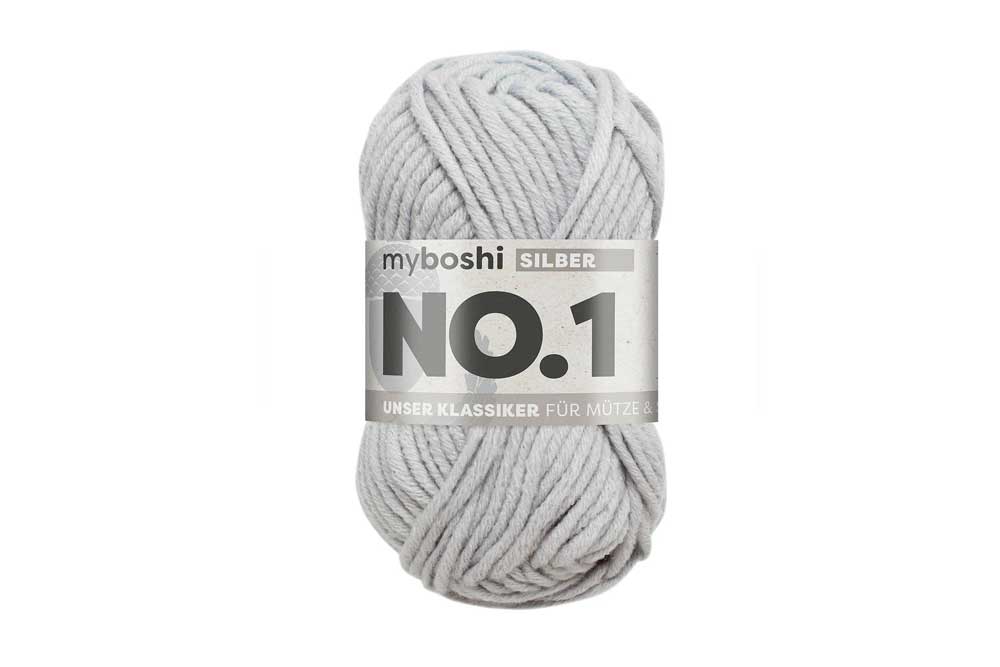 Myboshi No. 1 - 50 g - Silber 