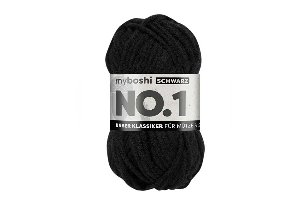 Myboshi No. 1 - 50 g - Schwarz 