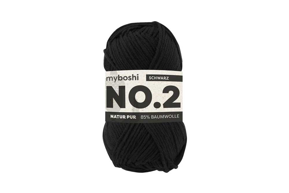 Myboshi No. 2 - 50 g - Schwarz 
