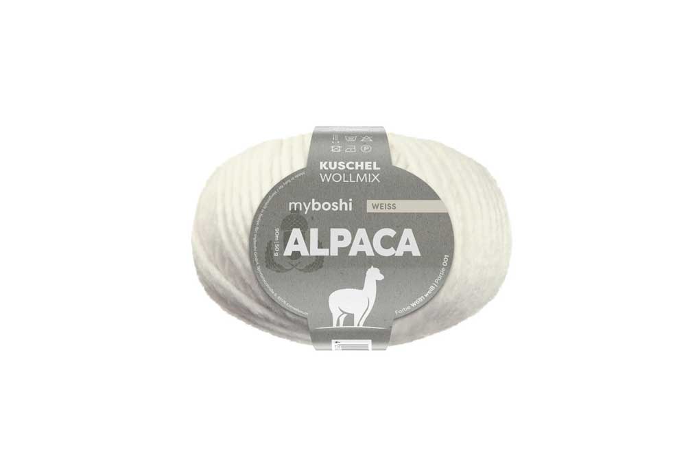 Myboshi Alpaca - 50 g - Weiß 