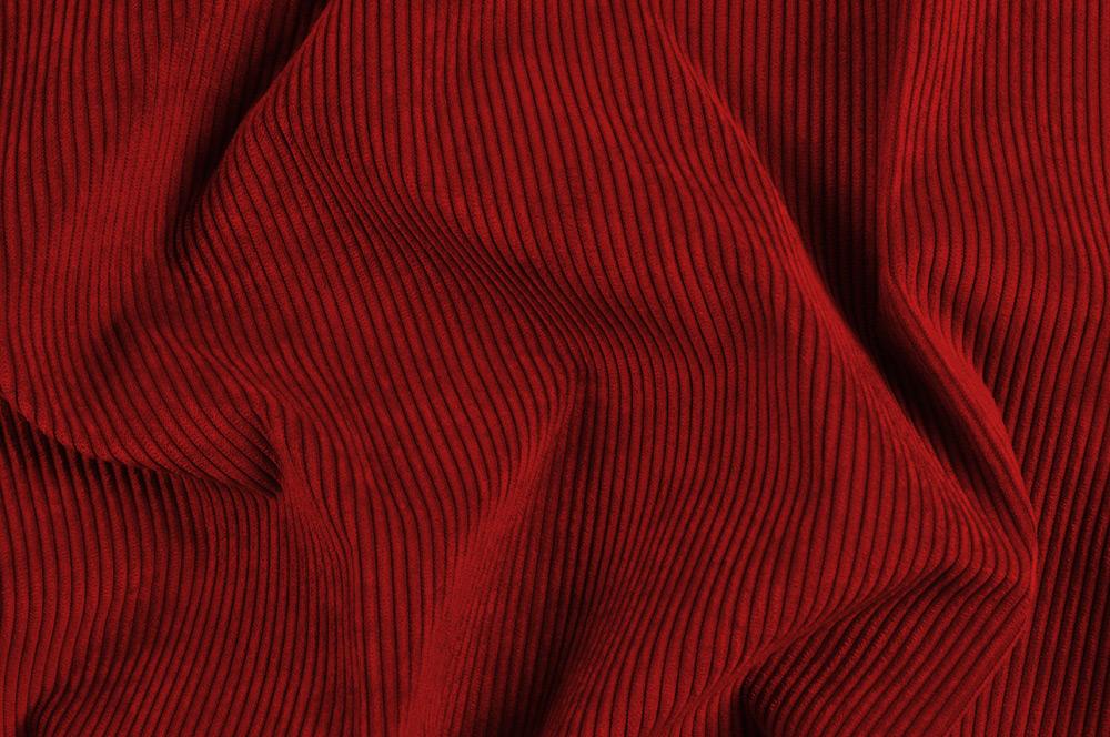 Möbel-Cordstoff deluxe - British Feeling - Rot 