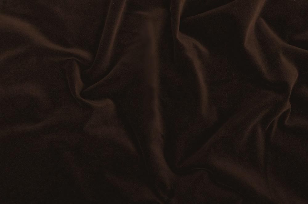 Möbelbezugsstoff - Samt Dunkelbraun