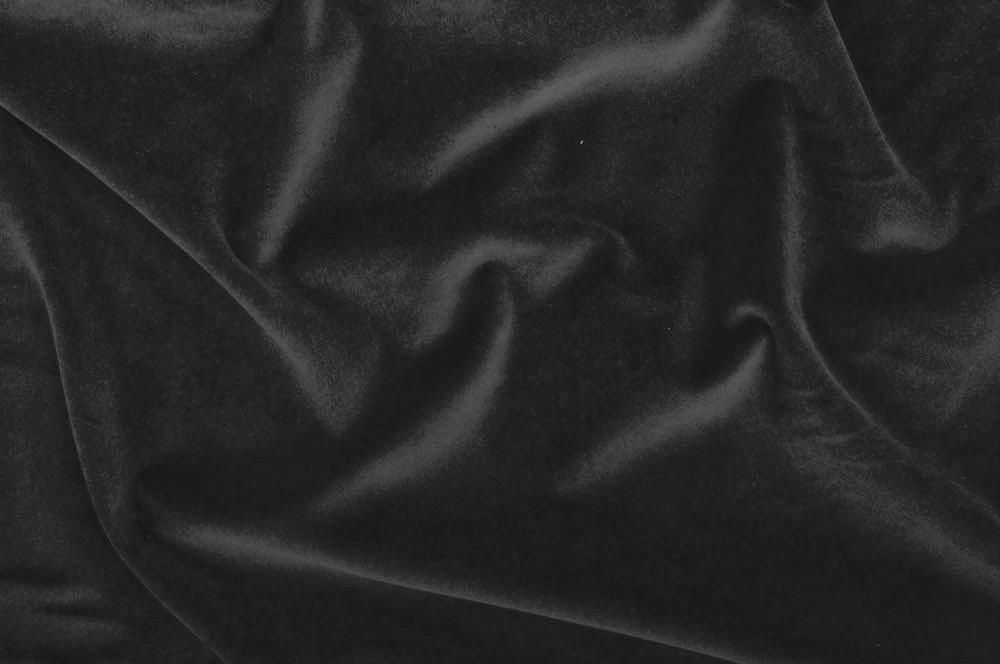 Möbelbezugsstoff - Samt Schwarz