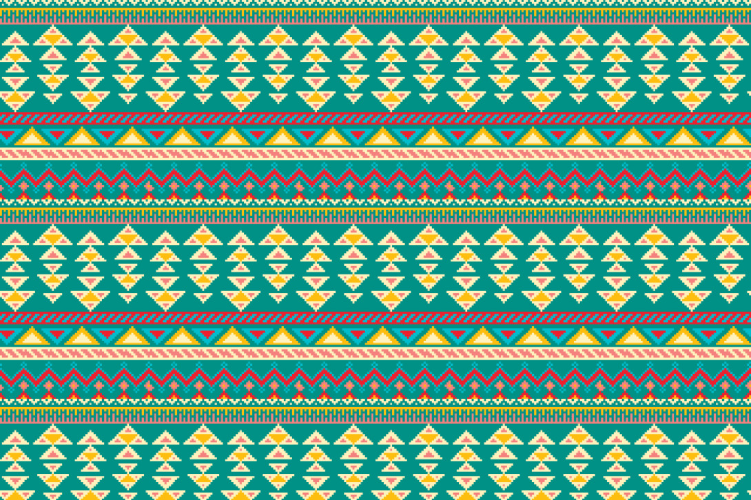 Dekostoff - Indianer-Style 6