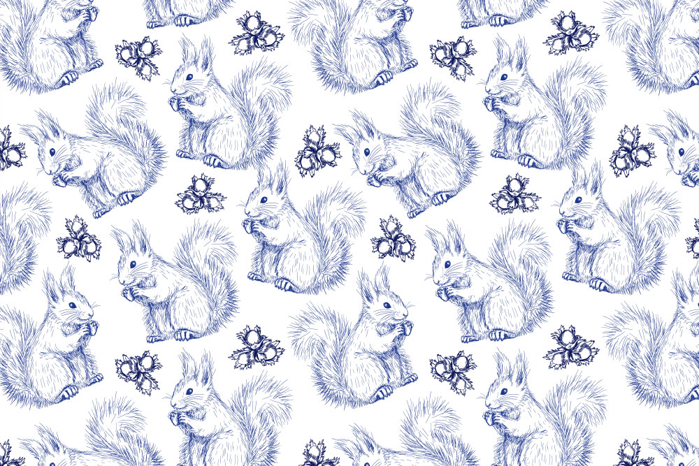 Wellness-Fleece - Eichhörnchen