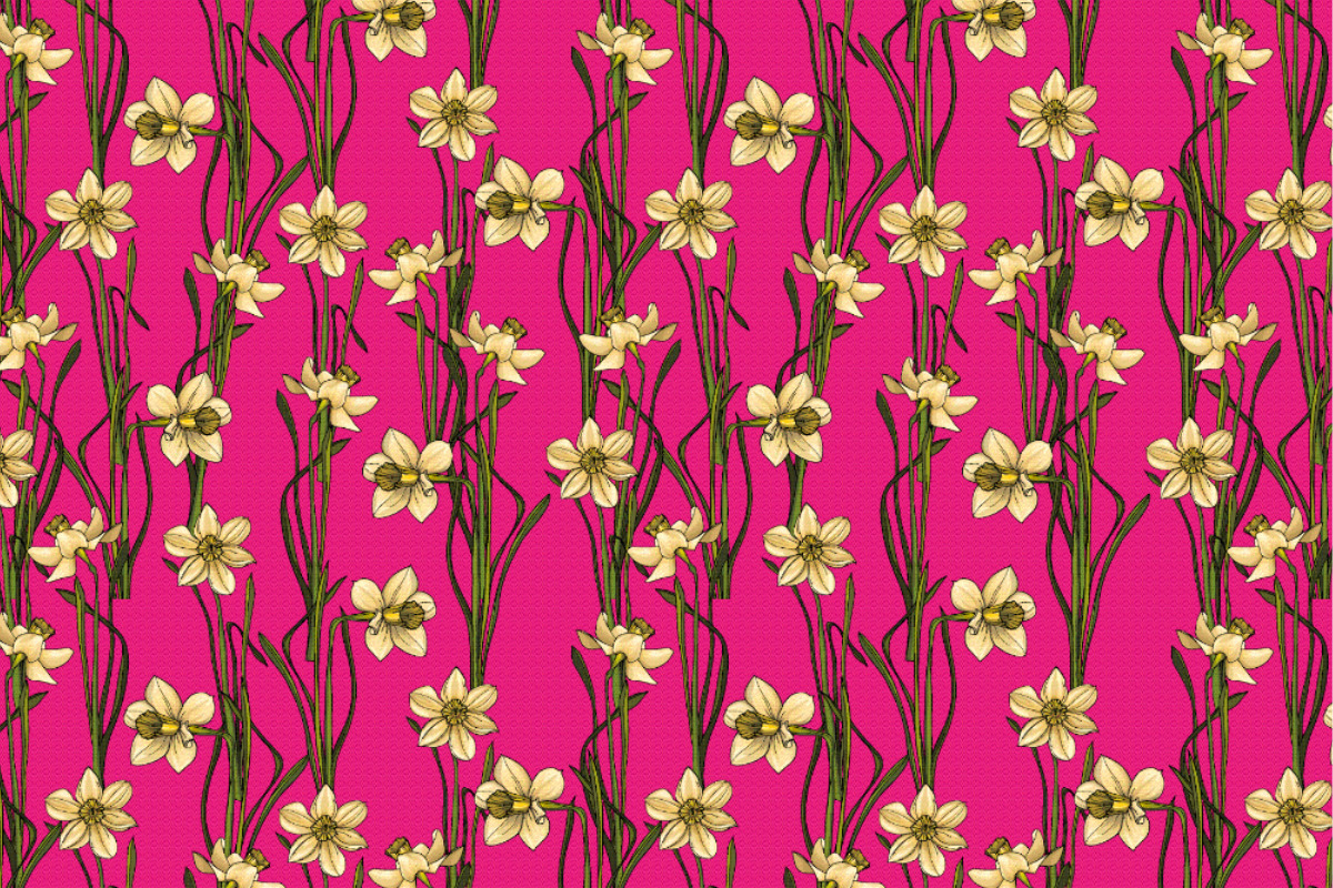 Satin - Narzissenwiese