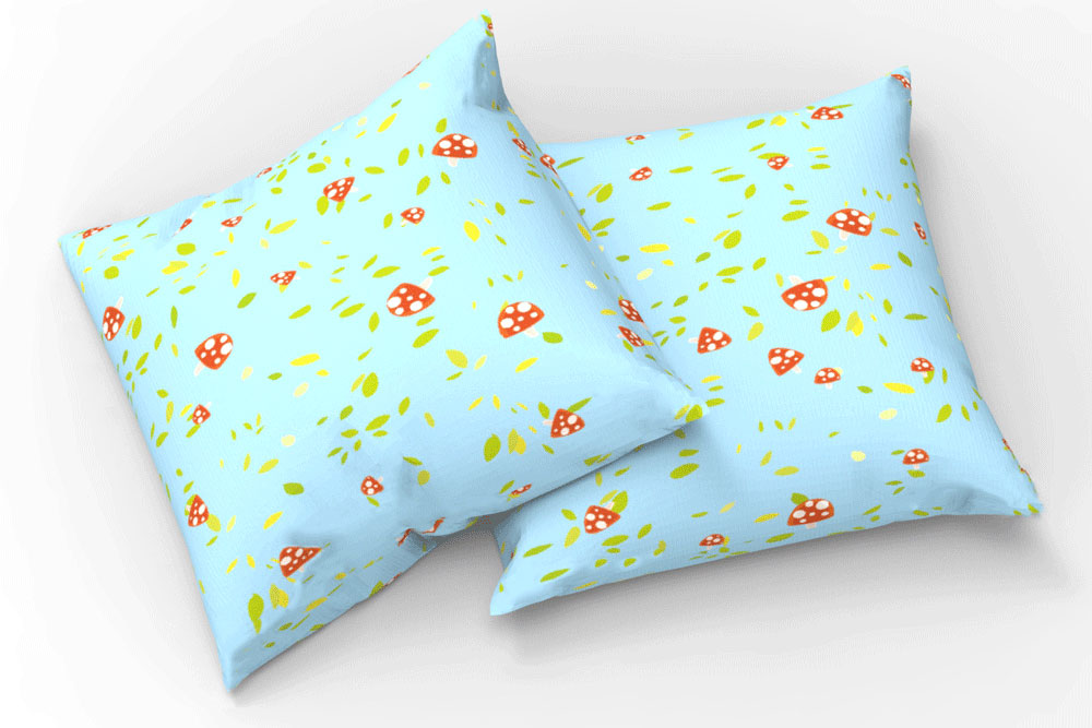 Trevira CS - Fliegenpilz Allover