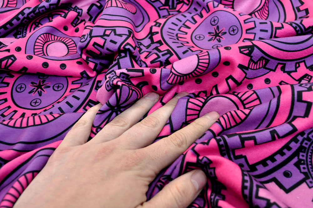 Steampunk-Fleece - Zahnrad