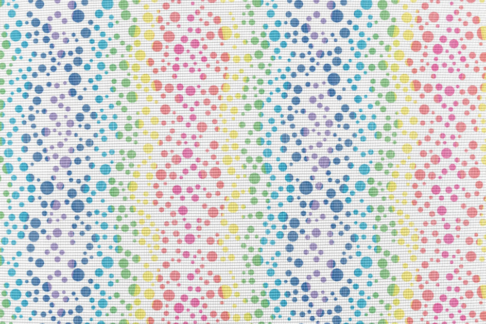 Moskitonetz-Stoff - Tupfenwelle