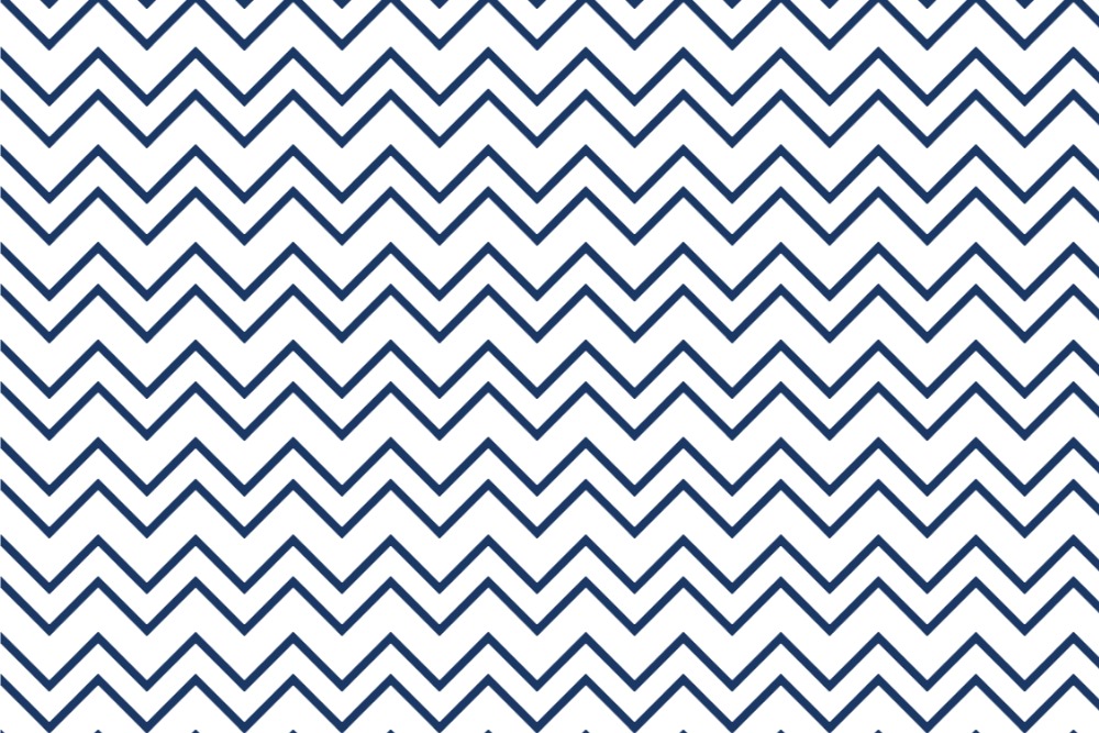 Frottee-Fleece - Marine-Welt Zickzack