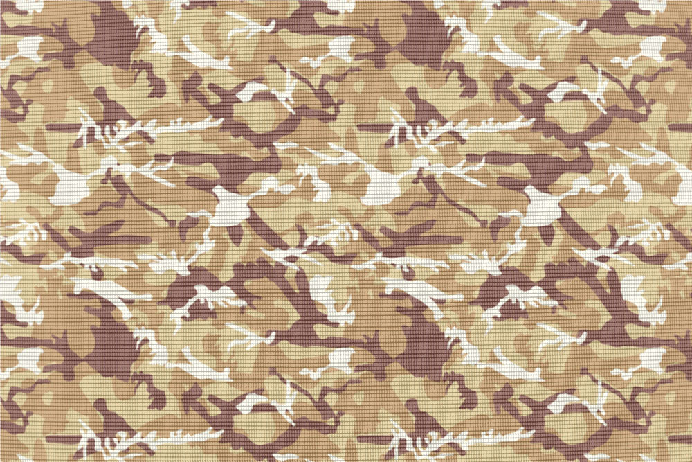 Moskitonetz-Stoff - Wüstentarn