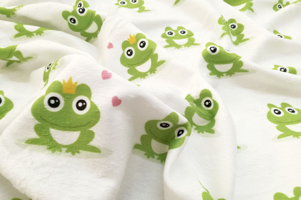 Frottee-Fleece - Froschkönig