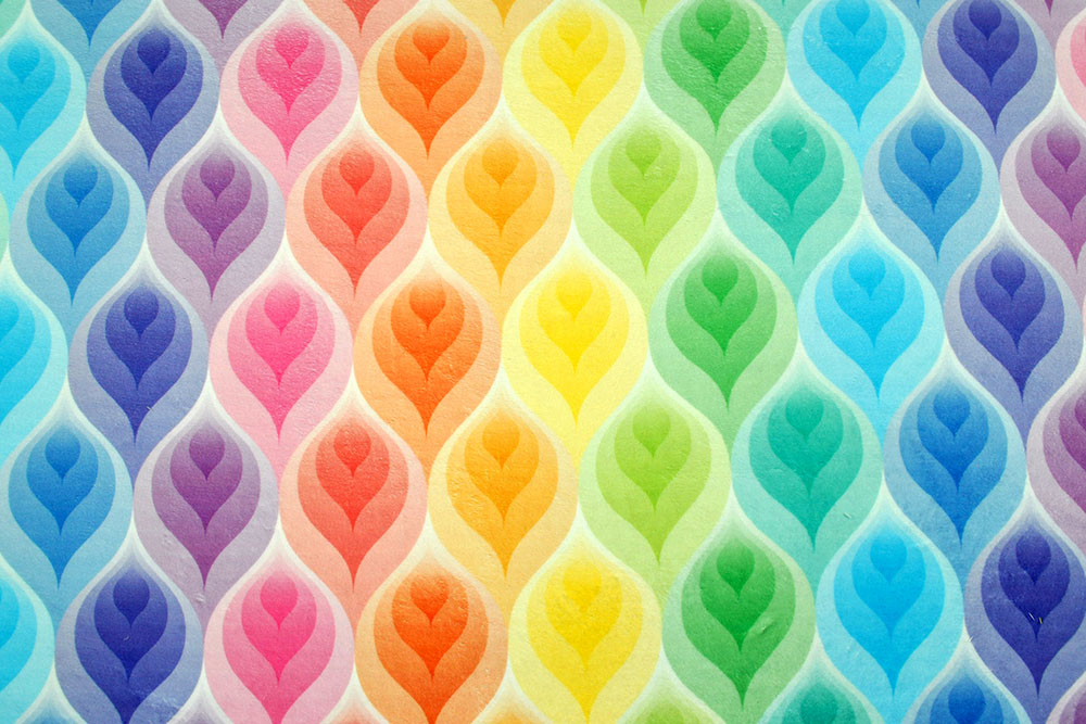 Wellness-Fleece - Rainbow-Drops