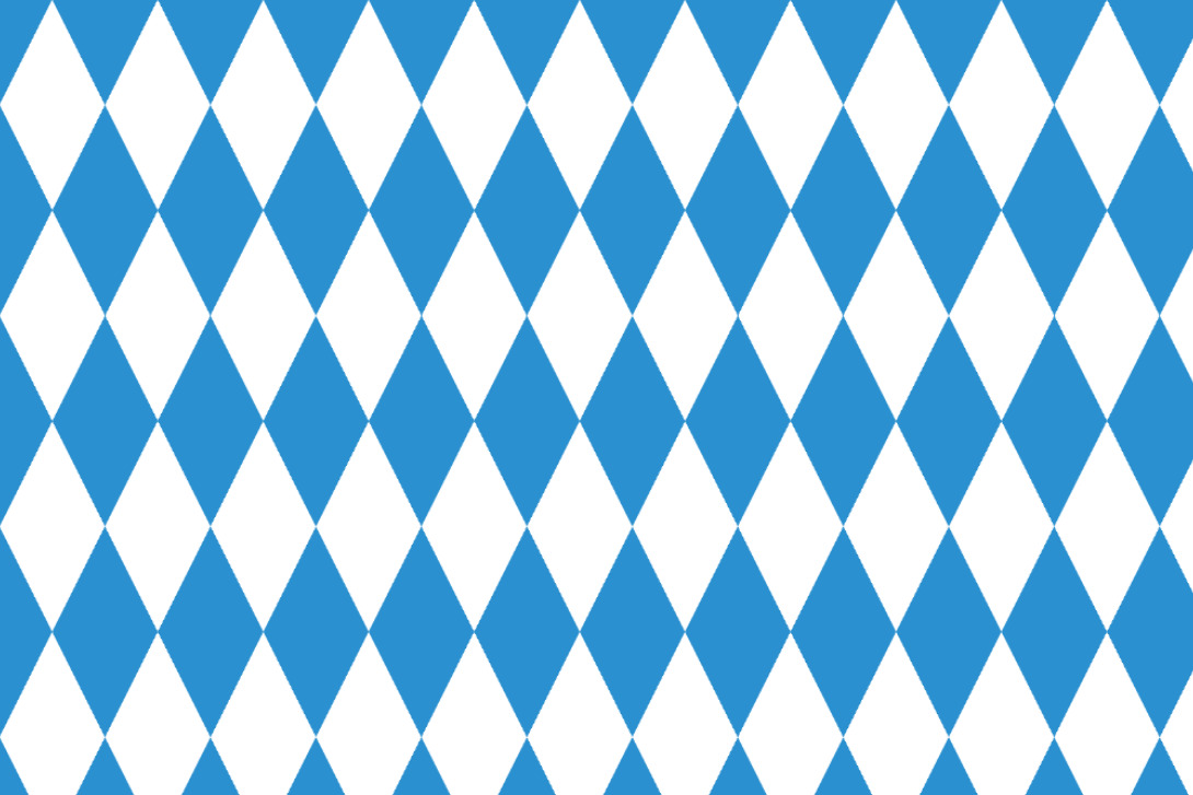 Baumwollstoff Bavaria - Raute