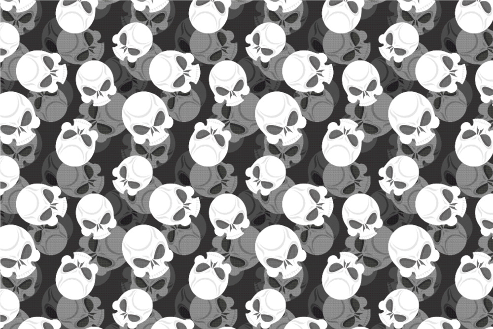 Nano-Softshell - 3D-Totenköpfe