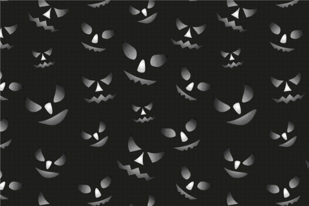 Universalstoff - Halloween Augen