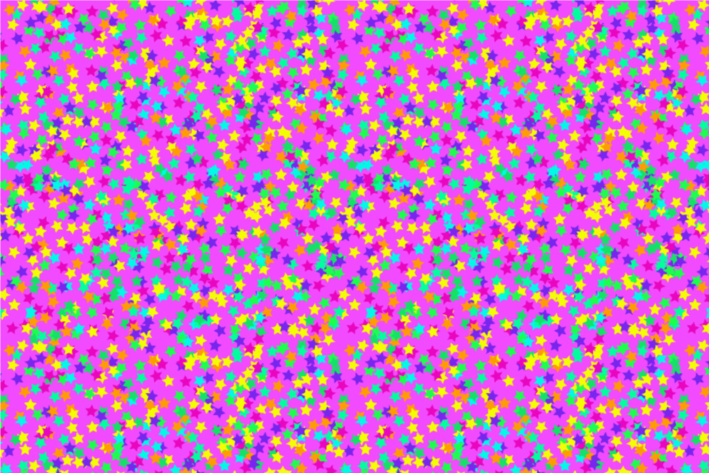 Wärme-Fleece - Sternenkonfetti