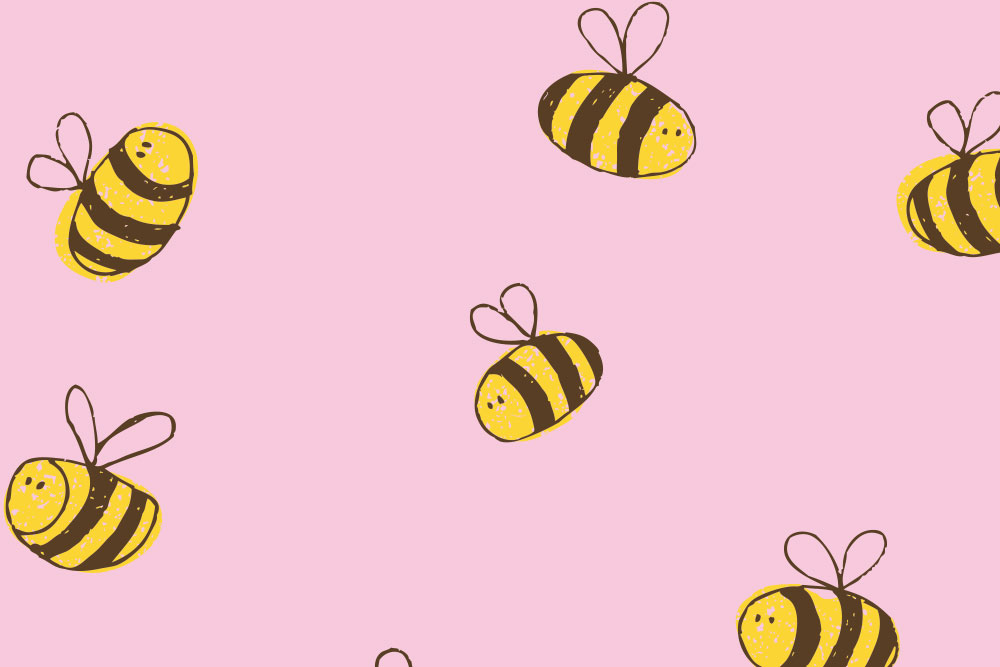 Wellness-Fleece - Süße Bienchen