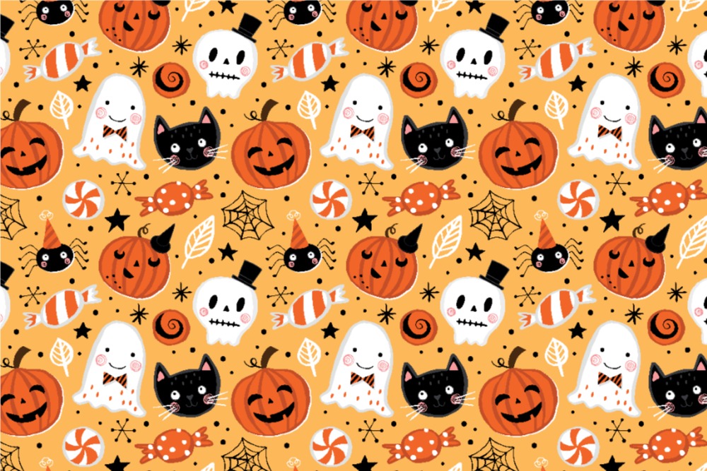 Dekostoff - Süßes Halloween