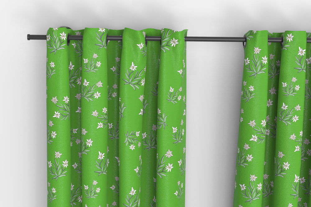 Blackout perm. schwer entflammbar - Berg-Edelweiß