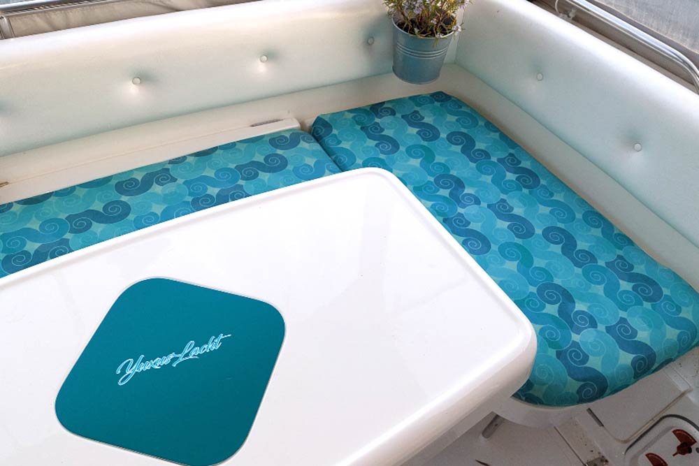 Outdoorstoff - Wellenmuster