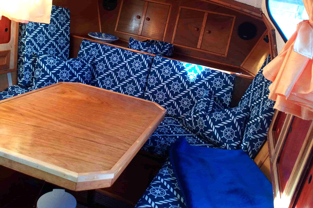 Outdoorstoff Marine-Welt - Steuerrad