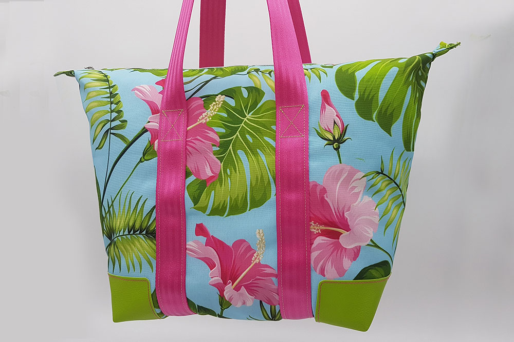 Outdoorstoff - Tropische Blüten