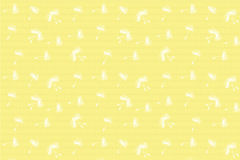 Fleece Stoff - Pusteblume