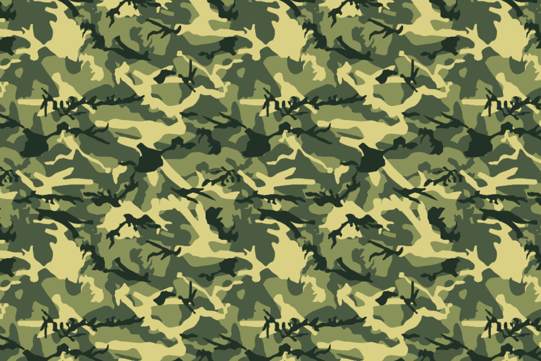 Fleece-Stoff Camouflage