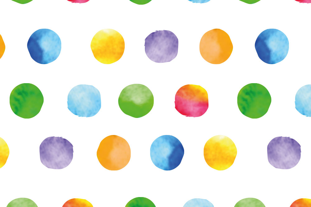 Wärme-Fleece - Aquarell-Punkte