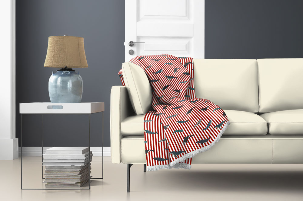 Wellness-Fleece - Ocean Whales