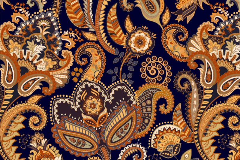 Nano-Softshell - Paisley-Muster Indianerstyle