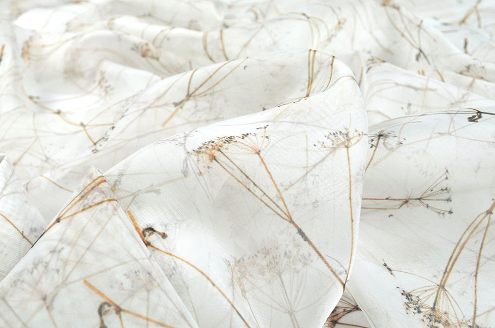 Voile - Herbstliche Blätter und Zweige