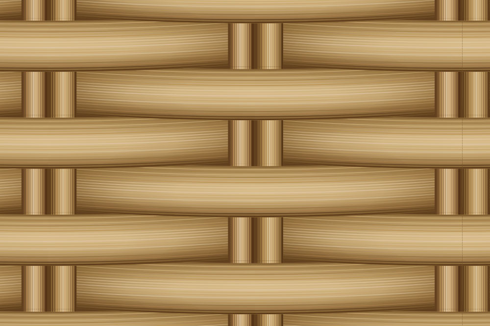 Dekostoff - Riesen-Rattan