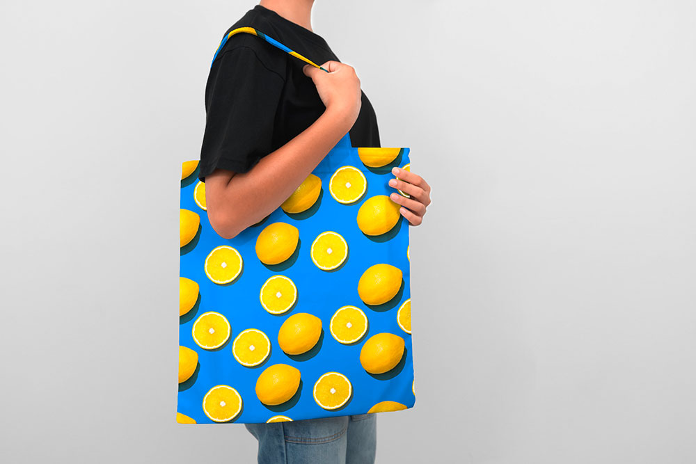 Dekostoff - Zitronen